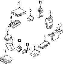 Foto de Sensor de Temperatura Ambiental Original para Land Rover Range Rover Marca LAND ROVER N�mero de Parte NSC000031