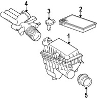 Foto de Manguera de Admisi�n de Aire del motor Original para Land Rover Range Rover 2006 2007 2008 2009 Marca LAND ROVER N�mero de Parte PHD500075