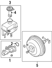 Foto de Depsito del Cilindro Maestro del Freno Original para Land Rover LR3 Land Rover Range Rover Sport Land Rover Marca LAND ROVER Nmero de Parte LR015518