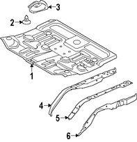 Foto de Bandeja de Piso Original para Land Rover LR3 Land Rover Range Rover Sport Land Rover Marca LAND ROVER Nmero de Parte AFD780011