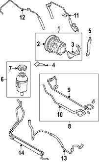 Foto de Enfriador Direcci�n Asistida Original para Land Rover LR2 2008 2009 2010 2011 2012 Marca LAND ROVER N�mero de Parte LR007390