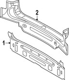 Foto de Panel posterior Original para Land Rover LR2 Marca LAND ROVER N�mero de Parte LR000015