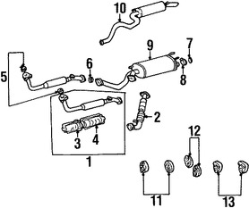 Foto de Empacadura del Conector del Tubo de Escape Original para Toyota Land Cruiser Marca LEXUS Nmero de Parte 1745150050