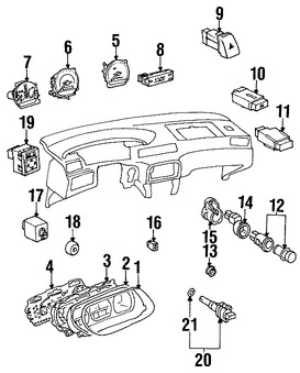 Foto de Sensor de Velocidad Original para Toyota Camry Toyota Solara Toyota RAV4 Toyota MR2 Lexus ES300 Marca LEXUS N�mero de Parte 8318112050