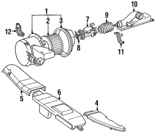 Foto de Sensor de flujo de masa de aire Original para Lexus LS400 1990 1991 1992 1993 1994 Marca LEXUS Nmero de Parte 2225050010