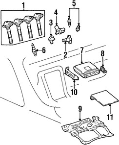 Foto de Buja Original para Lexus Toyota Scion Marca LEXUS Nmero de Parte 9008091180