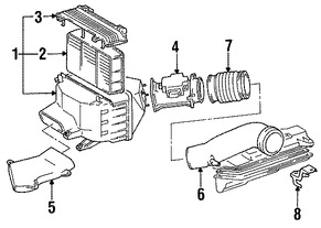 Foto de Sensor de flujo de masa de aire Original para Lexus SC400 1992 1993 1994 1995 Marca LEXUS Nmero de Parte 2225050030