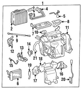 Foto de Unidad de Control Motor del Ventilador Original para Toyota Avalon Lexus ES300 Marca LEXUS N�mero de Parte 8875033010