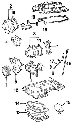 Foto de Sello del cigueal del motor Original para Toyota Lexus Marca LEXUS Nmero de Parte 90311A0002