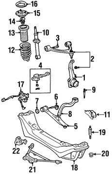 Foto de Muelle Helicoidal Original para Lexus GS300 Lexus GS400 Lexus GS430 Marca LEXUS N�mero de Parte 481313A271