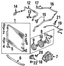 Foto de Interruptor de Lado de presin alta Aire Acondicionado Original para Toyota Lexus Marca LEXUS Nmero de Parte 8864560030