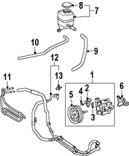 Foto de Enfriador Direcci�n Asistida Original para Lexus LX470 2003 2004 2005 2006 2007 Marca LEXUS N�mero de Parte 4440260012