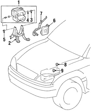 Foto de Rel Frenos ABS Original para Toyota Lexus Marca LEXUS Nmero de Parte 8826314110