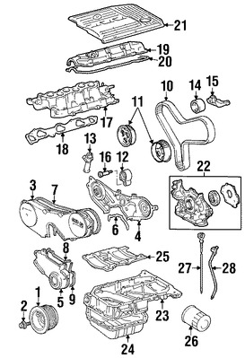 Foto de Empaquetaduras Cubierta de Correa del Tiempo Original para Toyota Lexus Marca LEXUS Nmero de Parte 1131920010