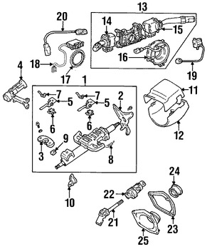 Foto de Card�n de Eje de Columna Direcci�n Original para Lexus RX300 1999 2000 2001 2002 2003 Marca LEXUS N�mero de Parte 4523048020