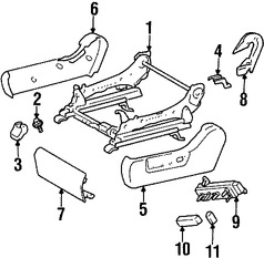 Foto de Interruptor Asiento Elctrico Original para Lexus Toyota Marca LEXUS Nmero de Parte 8492230230