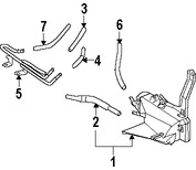 Foto de Manguera de Enfriado de Aceite Transmisi�n Autom�tica Original para Lexus RX330 2004 2005 2006 Marca LEXUS N�mero de Parte 329430E010
