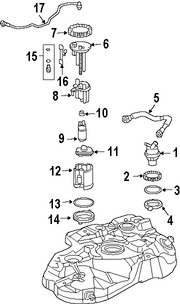 Foto de Colgante Bomba de Combustible Original para Lexus RX350 2007 2008 2009 Toyota Highlander 2009 2010 2008 Marca LEXUS Nmero de Parte 7702448040