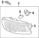 Foto de Luz de marcador lateral Original para Lexus RX330 Lexus RX350 Lexus RX400h Marca LEXUS Nmero de Parte 819200E010