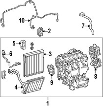 Foto de Mando de la Compuerta Mezcladora Original para Toyota Lexus Marca LEXUS Nmero de Parte 8710607120