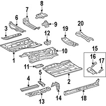 Foto de Soporte Central de Eje Propulsor Original para Lexus Marca LEXUS Nmero de Parte 5820930050