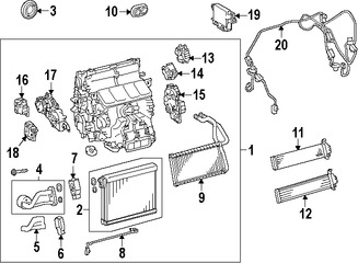 Foto de Actuador de Puerta de Entrada de Aire Original para Lexus Marca LEXUS Nmero de Parte 8710630550