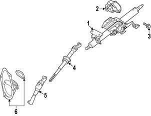 Foto de Columna de Direccion Original para Lexus Marca LEXUS N�mero de Parte 4525053080