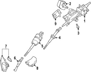 Foto de Eje de Columna de Direcci�n Original para Lexus Marca LEXUS N�mero de Parte 4526030230