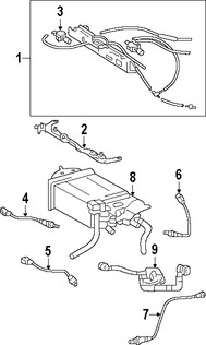 Foto de Canister Original para Lexus ES330 Toyota Camry Toyota Solara Marca LEXUS N�mero de Parte 7774006160