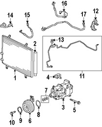 Foto de Manguera Descarga Refrigerante Aire Acondicionado Original para Lexus ES350 2007 2008 2009 2010 2011 2012 Marca LEXUS Nmero de Parte 8871133230