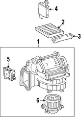 Foto de Motor de Control de Ajuste de Aire HVAC Original para Toyota  Lexus Marca LEXUS N�mero de Parte 8710633270