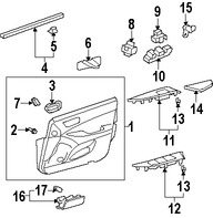 Foto de Luz de cortes�a Original para Toyota Lexus Marca LEXUS N�mero de Parte 8123006040
