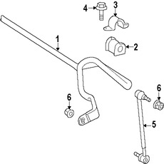 Foto de Barra Estabilizadora de Suspensi�n Original para Lexus ES350 Lexus ES300h Marca LEXUS N�mero de Parte 4881133190