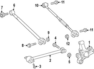 Foto de Mu�on de Suspensi�n Original para Lexus ES350 Lexus ES300h Marca LEXUS N�mero de Parte 4230433060