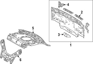 Foto de Panel posterior Original para Lexus RC350 Lexus RC F Lexus Marca LEXUS Nmero de Parte 5830724080