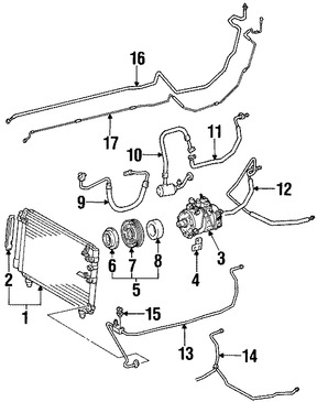 Foto de Receptor-Secador de Aire Acondicionado Original para Toyota Lexus Marca LEXUS Nmero de Parte 8847447010