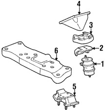 Foto de Soporte / Compacto del motor Original para Lexus LS430 2001 2002 2003 2004 2005 2006 Marca LEXUS Nmero de Parte 5725550020