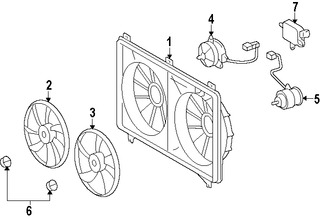 Foto de Controlador del Ventilador Refrigeracin del Motor Original para Lexus LS460 Lexus GS350 Lexus IS250 Lexus RC350 Lexus Marca LEXUS Nmero de Parte 8925730100