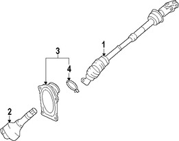 Foto de Eje de Columna de Direcci�n Original para Lexus LS460 Lexus LS600h Marca LEXUS N�mero de Parte 4526050101
