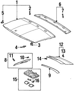 Foto de Luz de mapa Original para Lexus SC430 2006 2007 2008 2009 Marca LEXUS N�mero de Parte 8126024100E0