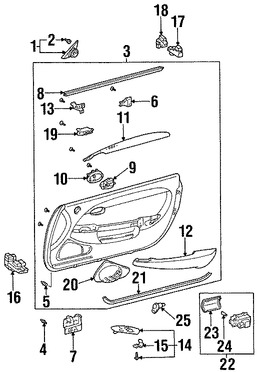 Foto de Apoyabrazos Original para Lexus SC430 2006 2007 2008 2009 2010 Marca LEXUS Nmero de Parte 7422024120A0