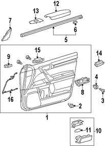 Foto de Interruptor de vidrio el�ctrico de la puerta Original para Lexus  Lexus HS250h Marca LEXUS N�mero de Parte 8404075040