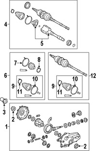 Foto de Sello Semieje Junta Homocinetica Original para Lexus Marca LEXUS Nmero de Parte 9031135030