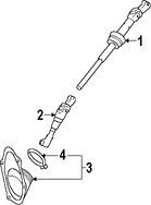 Foto de Eje de Columna de Direcci�n Original para Lexus GS350 Lexus IS250 Lexus IS350 Lexus IS F Marca LEXUS N�mero de Parte 4526030201