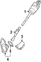 Foto de Eje de Columna de Direcci�n Original para Lexus GS460 Lexus GS450h Marca LEXUS N�mero de Parte 4520630131