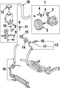 Foto de Kit Mangueras Direccion Hidraulica Original para Lexus LX570 Toyota Land Cruiser Marca LEXUS N�mero de Parte 4441060710