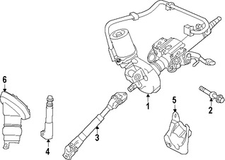 Foto de Eje de Columna de Direcci�n Original para Lexus CT200h Marca LEXUS N�mero de Parte 4526076020