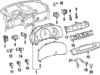 Foto de Lente de Panel de Instrumentos Original para Lexus CT200h Marca LEXUS N�mero de Parte 8385276010