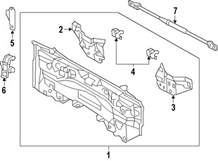 Foto de Panel posterior Original para Lexus CT200h Marca LEXUS Nmero de Parte 5830776011