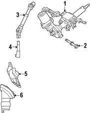 Foto de Eje de Columna de Direcci�n Original para Lexus HS250h 2010 2011 2012 Marca LEXUS N�mero de Parte 4526075040